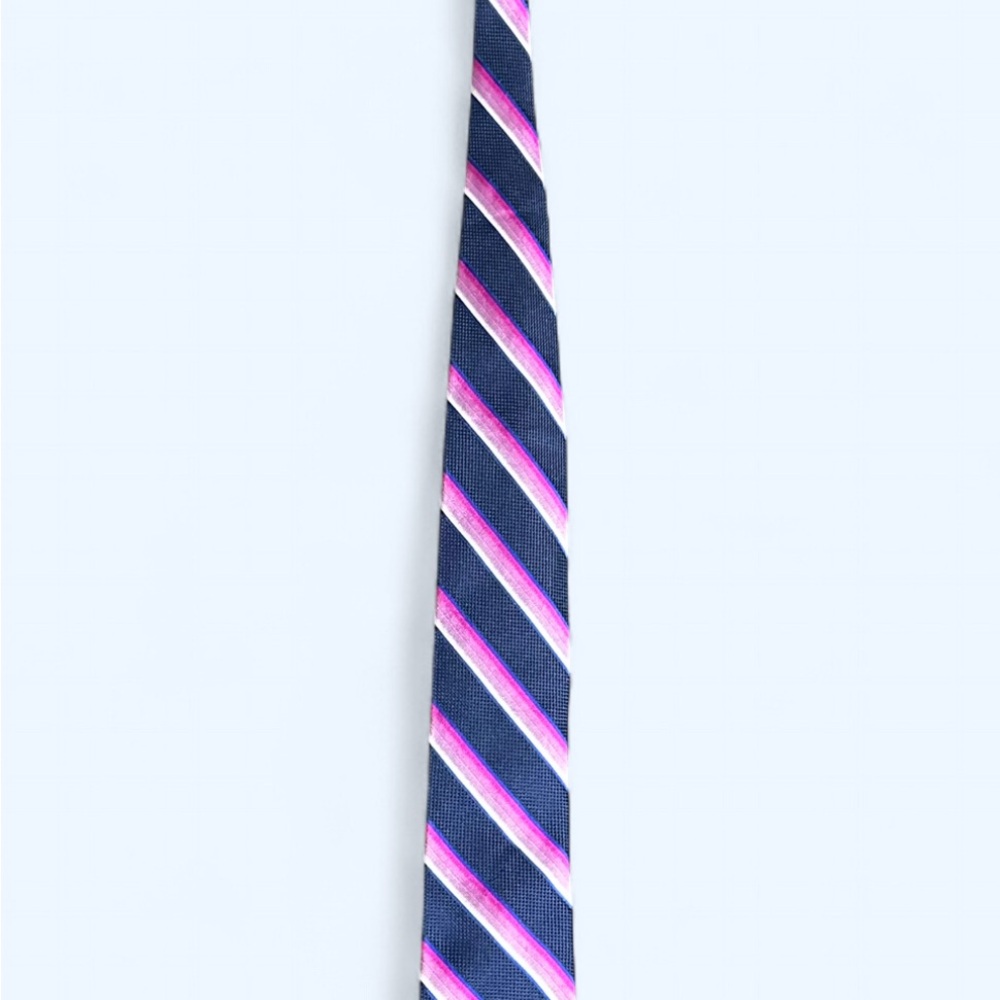 Hilfiger navy & pink striped tie. Excellent condition.